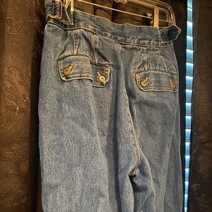 Vintage dark blue jeans